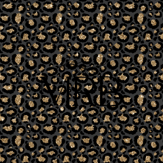 Black+Tan Cheetah (ON HAND FABRIC)