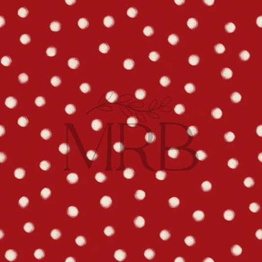 Red+White polka dot (ON HAND)
