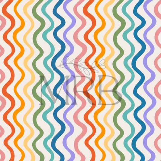 Crayon Scribble Stripes (ON HAND)