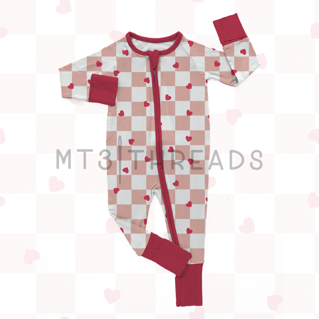 (RTS) Pink Checker V-Day Zippy
