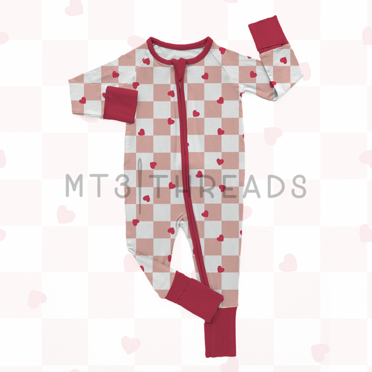 (RTS) Pink Checker V-Day Zippy