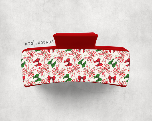 Christmas Bows | Claw Clip