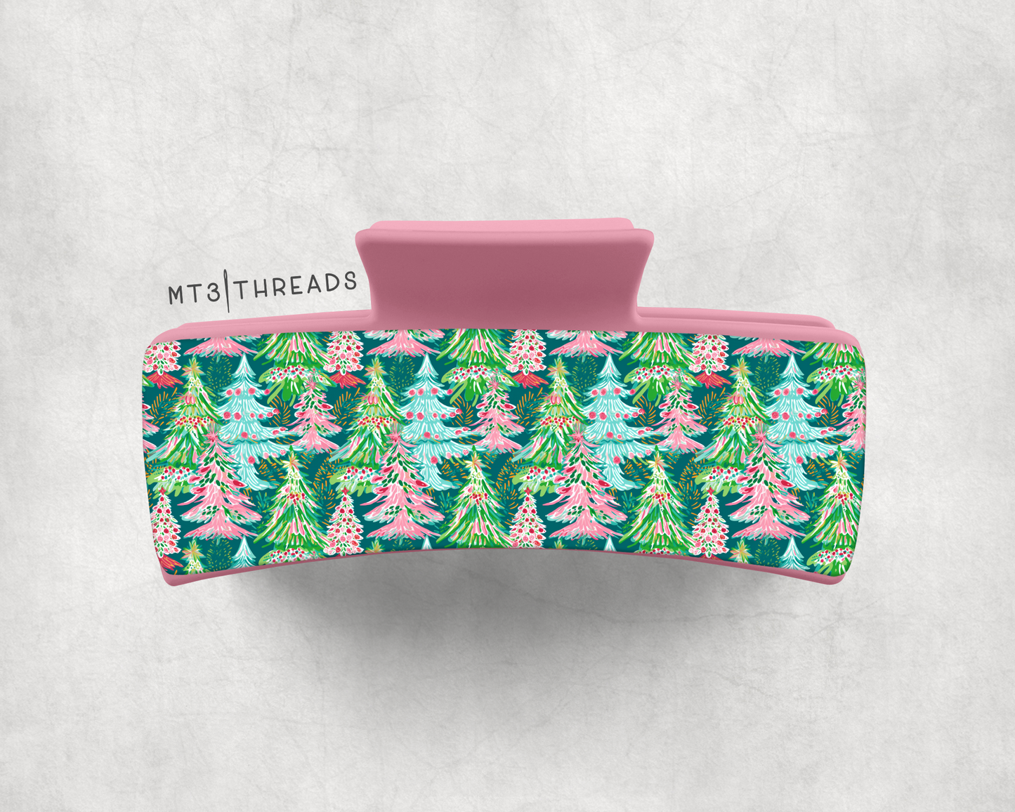 Colorful Trees | Claw Clip