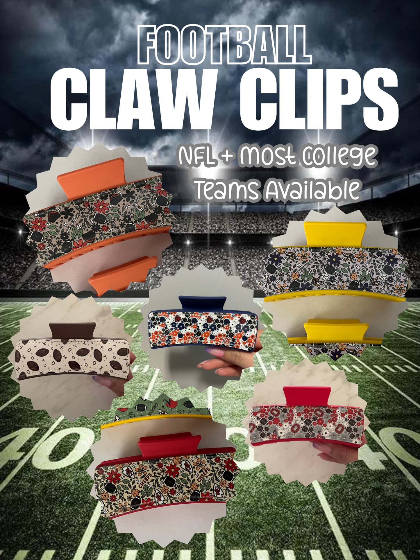 FOOTBALL CLAW CLIPS