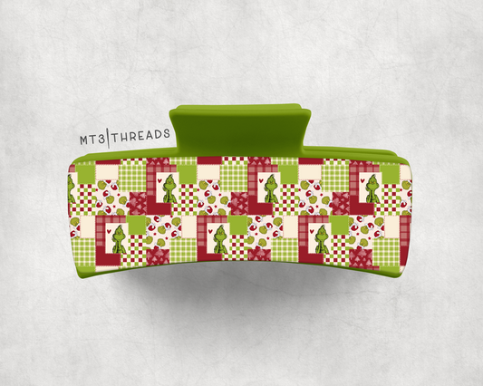 Mean One Patchwork | Claw Clip