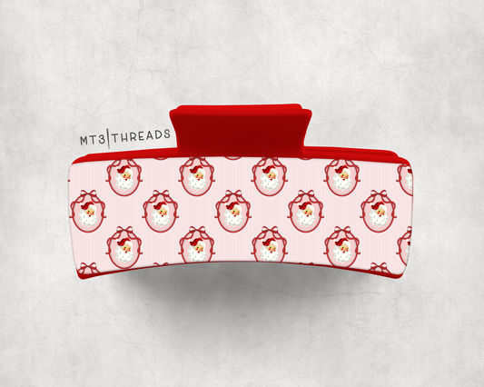 Santa Bows | Claw Clip